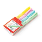 Faber-Castell 5030158116 Fosforlu Kalem 38 Pastel Karışık 4'lü thumbnail 2