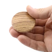 Tek Vidalı Dış Bükey Plastik Düğme Kulp Kubik Doğal Meşe Mobilya Dolap Çekmece Kulpu Kulbu thumbnail 4