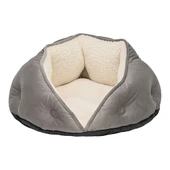 Pet Comfort Paris Kedi ve Köpek Yatağı Gri 60 Cm thumbnail 1