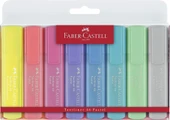 Faber Castel 1546 Pastel Fosforlu Kalem 8'li poşet thumbnail 1