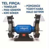 Scheppach SM200LB Tel Fırçalı Taşlama Motoru - 5903109901 thumbnail 2