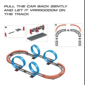 69 Parça Çek Bırak Araba Oyuncak Yarış Seti thumbnail 2