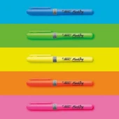 Bic Highlighter Grip 12 Renk Fosforlu Kalem Set Pastel + Canlı Renkler thumbnail 3