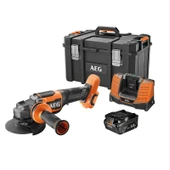 AEG BEWS18-125BLPX2-602MB 2x6.0Ah Çift Akülü Kömürsüz Taşlama Makinesi - 4935500067 thumbnail 2