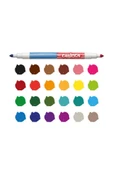 Carioca Çift Renkli Süper Yıkanabilir Keçeli Boya Kalemi 12'li (24 Renk) - 42265 thumbnail 2