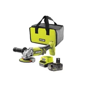 Ryobi RAG18125-1C40S 1x4.0Ah Tek Akülü Avuç Taşlama 125 mm- 5133005643 thumbnail 1