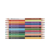 Faber-Castell Bicolor Çift Uçlu Boya Kalemi 12'li 24 Renk 5171000003 thumbnail 2