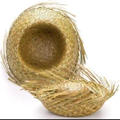 Tropikal Parti Natural Hasır Şapka thumbnail 4