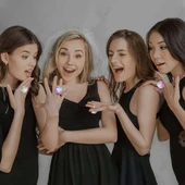 6'lı Kristal LED Parti Yüzük Seti thumbnail 5