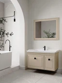 Denko Hana 100 cm (Sahra) Banyo Dolabı (Alt Modül Lavabo) thumbnail 2