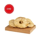 Doğal Ananas Kurusu 5 KG  Şeker İlavesiz, Katkısız, Güneşte Kurutulmuş Tropikal Meyve - 1