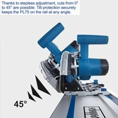 Scheppach PL75 Daldırmalı Daire Testere 1600W - 5901804901 thumbnail 2