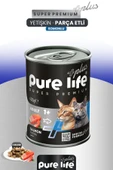 PureLife PLUS SOMONLU YETİŞKİN KEDİ KONSERVE MAMA 400GR - 1