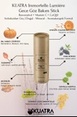 KUATRA Immortelle Lumière Göz Çevresi Stick – Gece Bakımı | Canlanmış Göz Çevresi Antioksidan Etki (Resveratrol + VitC + CoQ10) - 3
