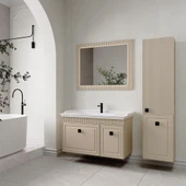 Denko Hana 100 cm (Sahra) Banyo Dolabı Takımı thumbnail 2