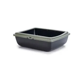 Beeztees Kalın Kenarlı Açık Kedi Tuvaleti Antrasit Mavi 48x38x14 Cm thumbnail 1