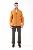 2AS Saka Tam Fermuarlı Erkek Polar Swetshirt Altın - 1