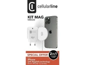 Cellular Line iPhone Magsafe Kablosuz Şarj Standı + 20W Duvar Şarjı - 3