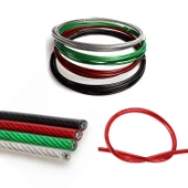 Çamaşır Kurutma Halatı Çelik Halat Kupeşte Asma Çelik Çamaşır İpi 20 Metre Balkon Korkuluk Askısı İp thumbnail 2