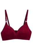 AYSEMIN Kadın Desteksiz Penye Jakarlı C Cup Sütyen BGL-ST02975 thumbnail 1