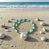 Aventurin Aytaşı Doğaltaş Kolye - 1