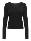 ONLY Bayan V Yaka Örme İnce Kazak 15333990 thumbnail 6