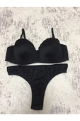 Venüs Desteksiz Telli Dolgusuz Straplez Lotus Sütyen Külot Takımı thumbnail 2