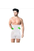 Form Angel Erkek Toparlayıcı Dikişsiz Yüksek Bel Boxer Korse ( Beyaz Renk) thumbnail 1