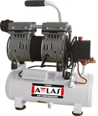 Attlas SC1009 J Sessiz Yağsız Monofaze Hava Kompresörü 0.75 Hp 8 Bar 9 Lt - A0302034 thumbnail 1