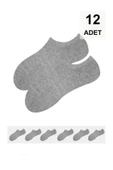 12 Adet Kadın Sneakers Çorap - Karışık Renk - 1