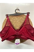 Love Fuchsia Underwear Balenli Destekli Push Up İthal Mikro sütyen Tül Detaylı thumbnail 3