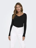 ONLY Bayan V Yaka Örme İnce Kazak 15333990 thumbnail 2