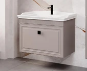 Denko Hana 80 cm (Bej) Banyo Dolabı Takımı thumbnail 2