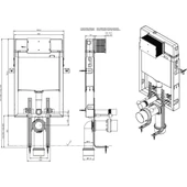 Bocchi Gömme Rezervuar 8,5 cm - 2