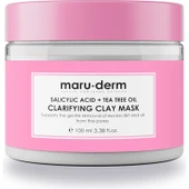 Maru.derm Kil Maskesi - Salisilik Asit + Çay Ağacı Yağı Kil Maskesi 100 ml - 1