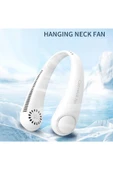 Boyun Askılı Giyilebilir Kablosuz Şarjlı Taşınabilir Soğutucu Boyun Fanı - 7