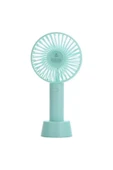 Mini Şarjlı El Ve Masaüstü Fan Soğutucu Vantilatör Standlı Taşınabilir - 9