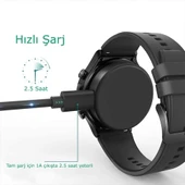 Mi7a Huawei Watch Gt2 Pro Uyumlu Şarj Kablosu ve Standı - 3