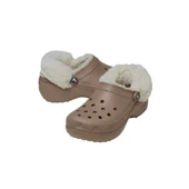 Crocs Classic Platform Fuzz Lined Clog Kadın Terlik 212854 thumbnail 4