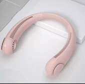 Boyun Askılı Giyilebilir Kablosuz Şarjlı Taşınabilir Soğutucu Boyun Fanı - 1