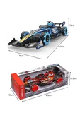 Sesli Işıklı Şarjlı 1:10 Büyük Ölçek Kumandalı Duman Atan Full Fonksiyon F1 Araç RC Oyuncak Araba thumbnail 6
