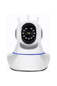 Kablosuz Wifi Ip Kamera 1080p Full Hd Hareketli Gece Görüşlü 3 Antenli Ip Bebek Ve Güvenlik Kamerası thumbnail 2