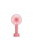 Mini Şarjlı El Ve Masaüstü Fan Soğutucu Vantilatör Standlı Taşınabilir - 7