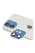 Litae Trend BFS  iPhone 11 Pers Alüminyum Kamera Lens - Rainbow thumbnail 1