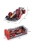 Sesli Işıklı Şarjlı 1:10 Büyük Ölçek Kumandalı Duman Atan Full Fonksiyon F1 Araç RC Oyuncak Araba thumbnail 5