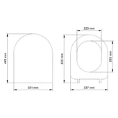 Visam Mimoza Yavaş Kapanır Klozet Kapağı - 3