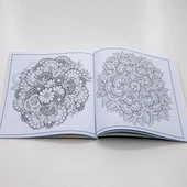 Rahatlatan Çiçekler - Mandala Colouring Relax thumbnail 6