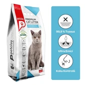 Petclay Marsilya Sabunlu İnce Renkli Taneli Kedi Kumu 20 LT - 2