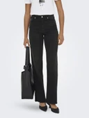 ONLY Bayan Yüksek Bel Geniş Paça Kot Pantolon 15361728 thumbnail 1