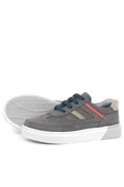 Rakerplus Gri Hakiki Deri Bağcıklı Erkek Çocuk Sneaker Ayakkabı thumbnail 6